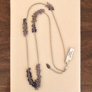 Coldwater Creek | Ombre Sparkle Bead Necklace | 36” Adjustable